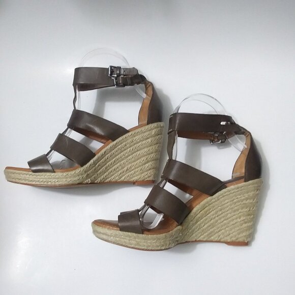 Fossil Platform Gladiator Wedge Espadrilles - Picture 8 of 12